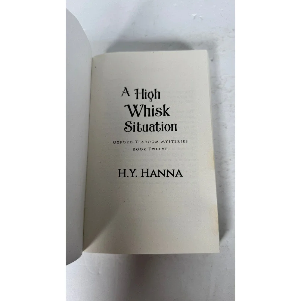 A‎ High Whisk Situation H.Y. Hanna 2023 Oxford Tearoom Mystery Book 12 Paperback